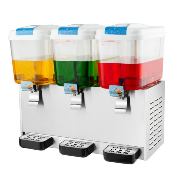Refrigerated 3 Bowl  Drink Dispenser   YSJ18x3 